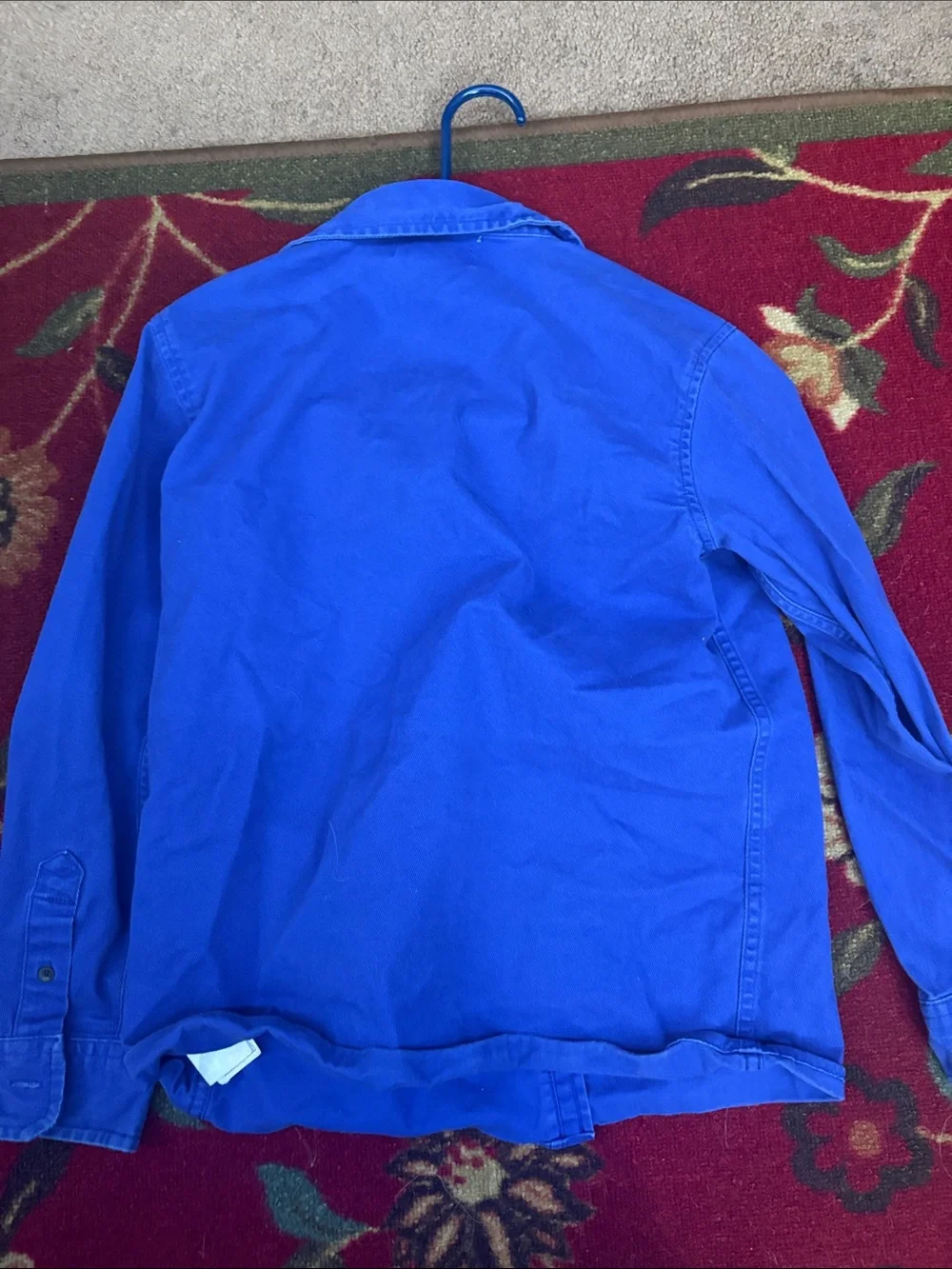 Boys Long-Sleeve Utility Pocket Twill Shirt Jackets
